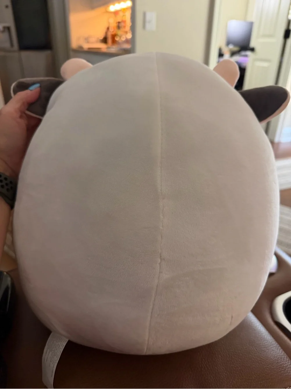 Squishmallows Chick in Cow hoodie w/easter egg Plush Animal, 12 in 406544